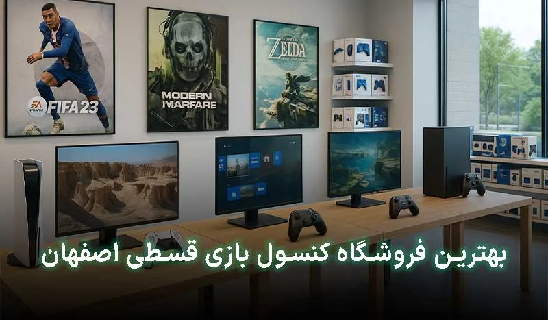 5 تا از بهترین فروشگاه کنسول بازی قسطی اصفهان