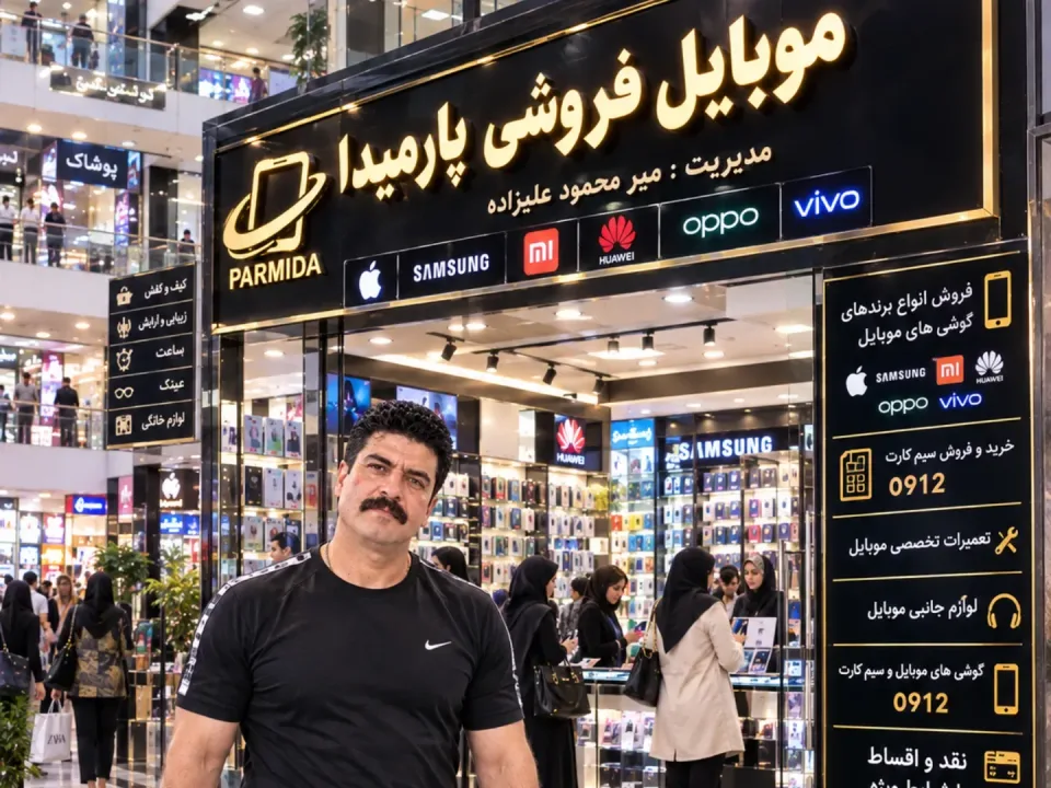 موبایل فروشی پارمیدا با مدیریت مهندس علیزاده - 2